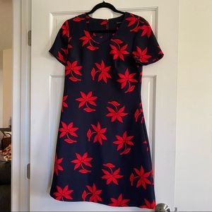 Banana Republic floral shift dress, size 4